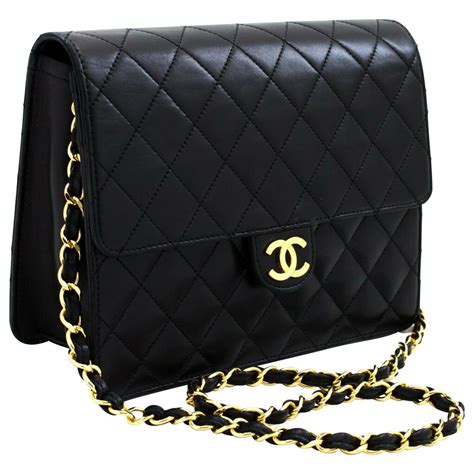 borsa nera stile chanel|Chanel borse.